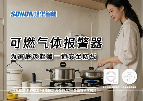 可燃气体报警器，为家庭筑起第一道安全防线！