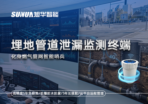 阀井、地下管网全覆盖：埋地管道泄漏监测终端化身燃气管网智能哨兵